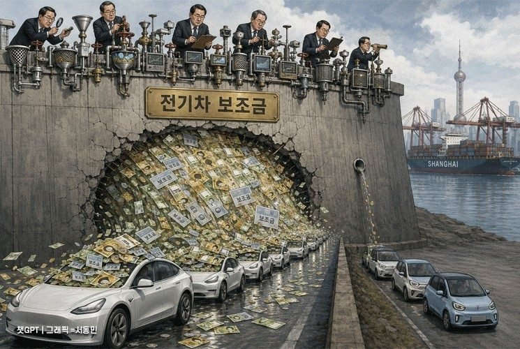 전기차 급속충전 장면