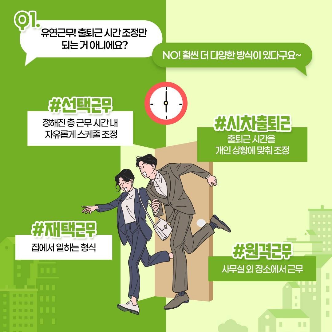 재택·원격·선택·시차 유형
